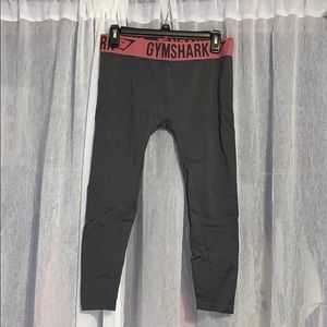 Charcoal gray cropped Gymshark leggings